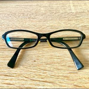 GIORGIO ARMANI Black Eyeglass Frames